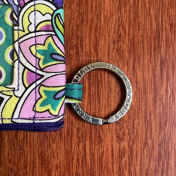 Vera Bradley ID Zippered Coin Case with Key Ring - Picture 3 of 7